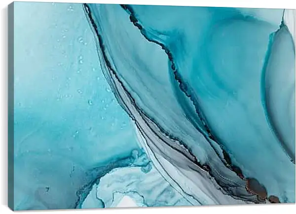 Постер на подрамнике - Abstract blue4. Mari Dein