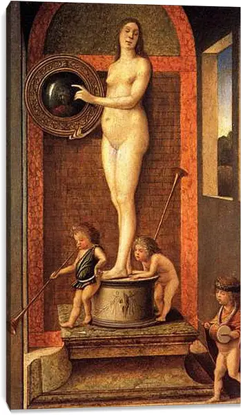 Постер на подрамнике - Allegory of Vanitas. Джованни Беллини