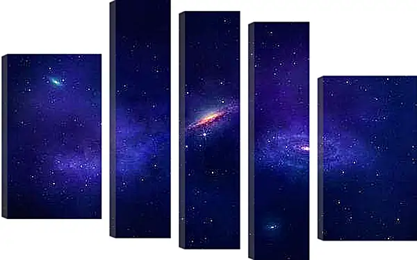 Модульная картина - Космос