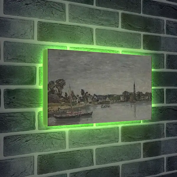 Лайтбокс световая панель - Hopital-Camfrout, Brittany. Эжен Буден