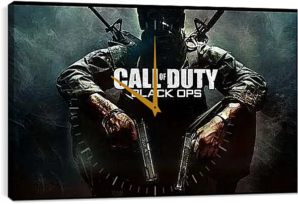 Часы картина - Call Of Duty: Black Ops