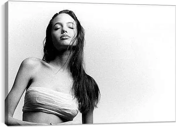 Постер на подрамнике - Анджелина Джоли (Angelina Jolie)