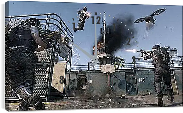 Часы картина - Call Of Duty: Advanced Warfare