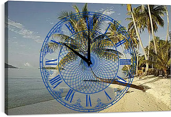 Часы картина - Лето