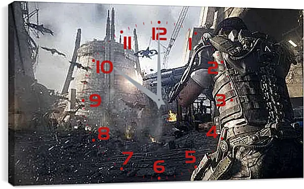 Часы картина - Call Of Duty: Advanced Warfare