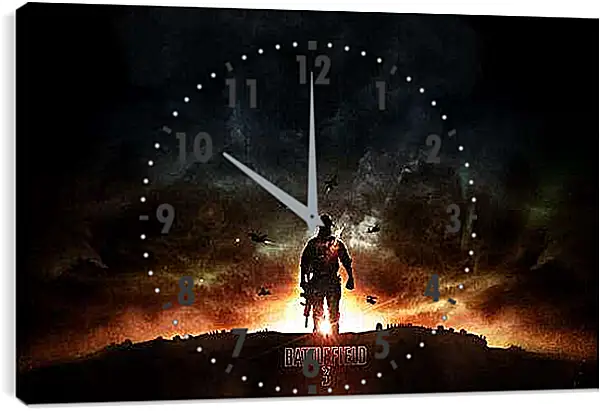 Часы картина - Battlefield 3
