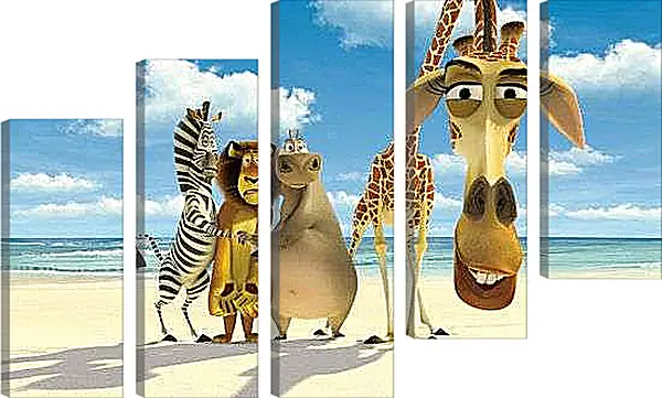 Модульная картина - Мадагаскар