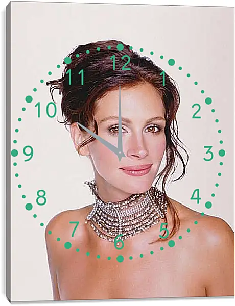 Часы картина - Джулия Робертс. Julia Roberts
