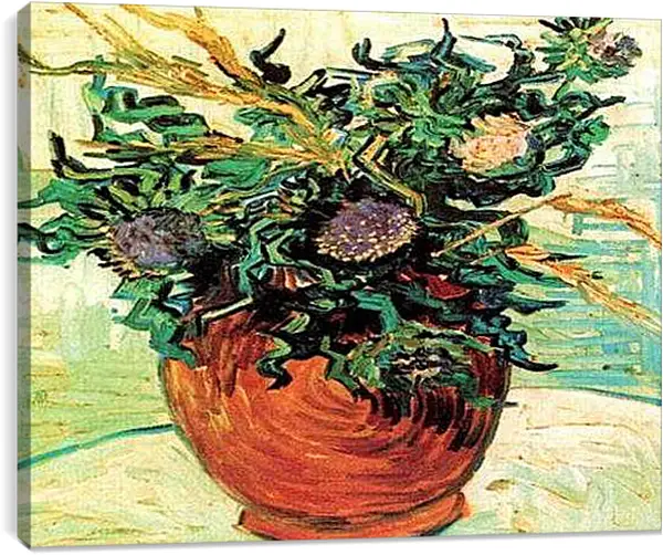 Постер на подрамнике - Sunflowers. Винсент Ван Гог