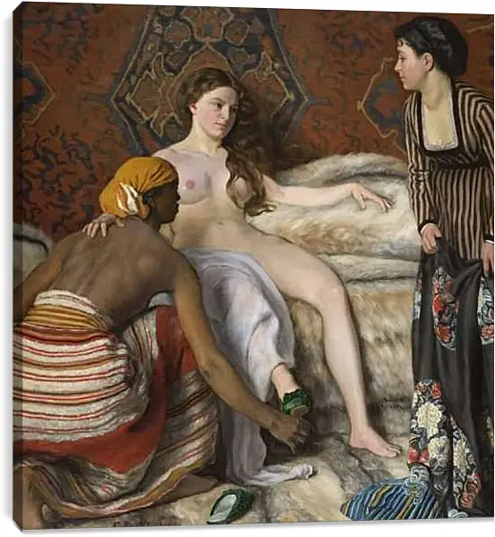 Постер на подрамнике - Toilet. Жан Фредерик Базиль