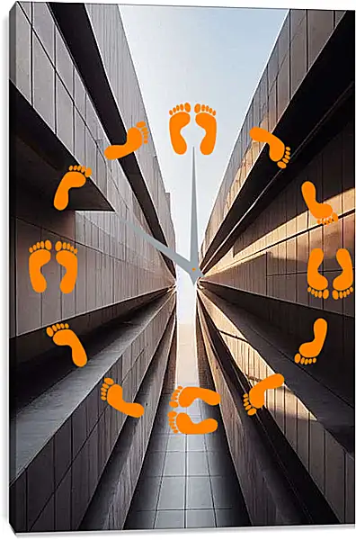 Часы картина - Архитектура