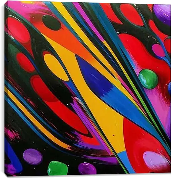 Постер на подрамнике - Абстракционизм Фантазия 5
