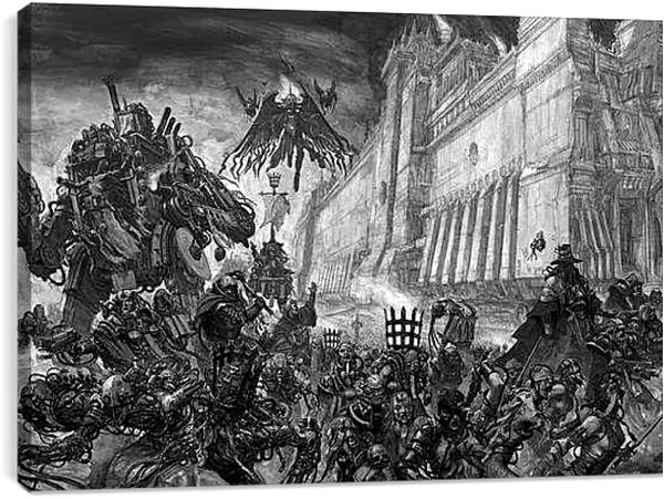 Постер на подрамнике - Warhammer