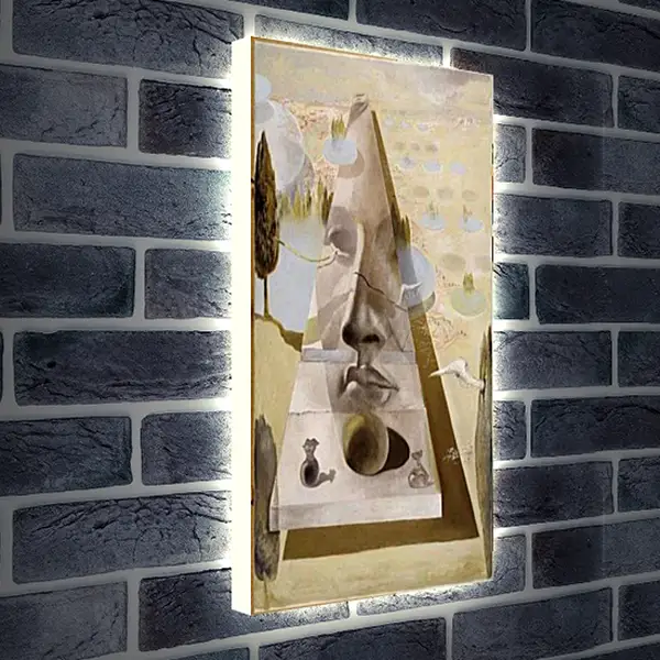 Лайтбокс световая панель - Afrodita. (Явление лица Афродиты) Сальвадор Дали