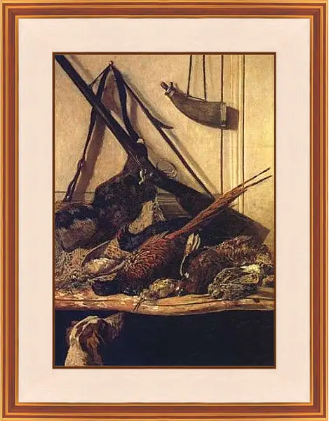 Картина в раме - Trophy of the Hunt. Клод Моне