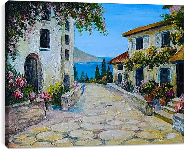 Постер на подрамнике - Дорога к морю