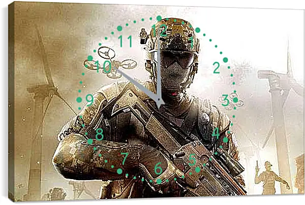 Часы картина - Call Of Duty: Black Ops II