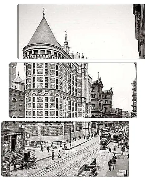 Модульная картина - Старый Нью-Йорк