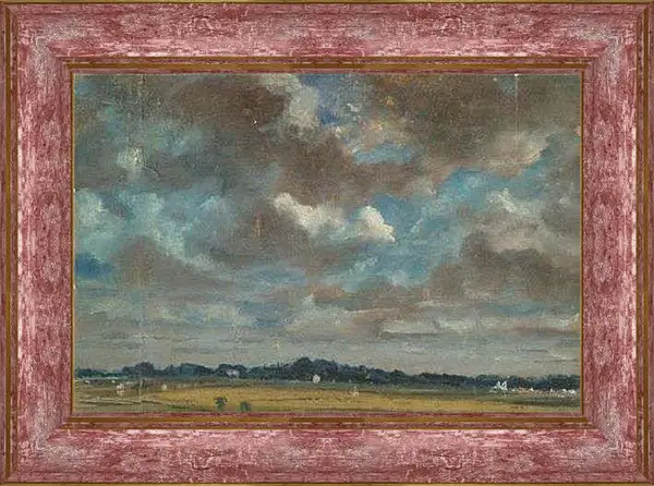 Картина в раме - Extensive Landscape with GreyClouds. Джон Констебл
