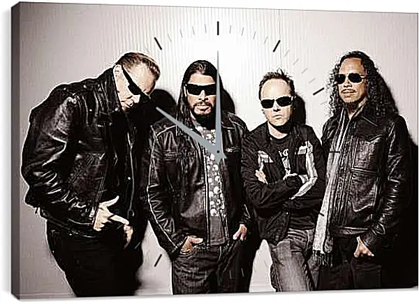 Часы картина - Металлика. Metallica