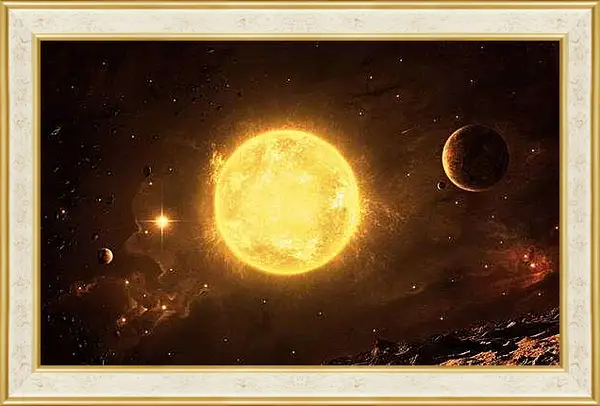 Картина в раме - Космос