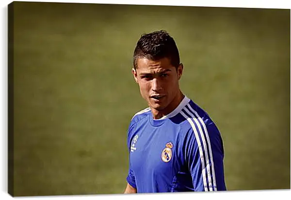 Постер на подрамнике - Криштиану Роналду. Реал Мадрид. (Cristiano Ronaldo)