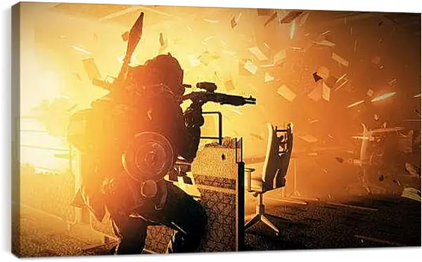 Постер на подрамнике - Battlefield 3