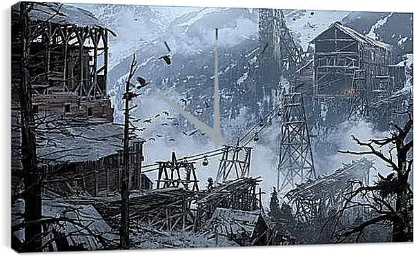 Часы картина - Rise Of The Tomb Raider