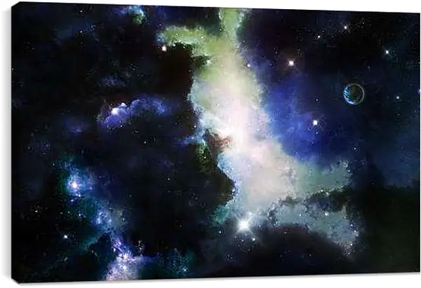 Постер на подрамнике - Космос