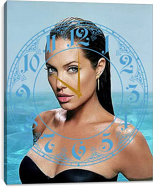 Часы картина - Angelina Jolie - Анджелина Джоли
