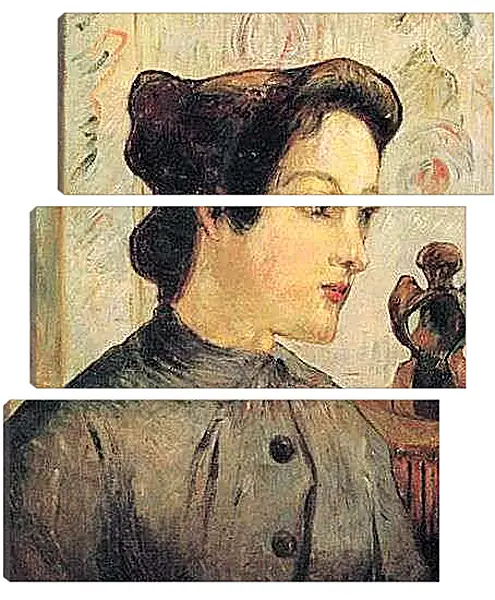 Модульная картина - La femme au chignon. Поль Гоген