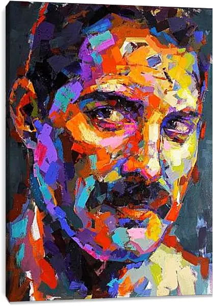 Постер на подрамнике - Фреди Меркьюри арт постер