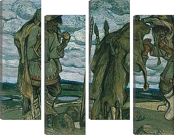 Модульная картина - Колдуны. Рерих Николай