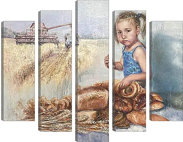 Модульная картина - Праздник хлеба