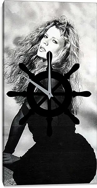 Часы картина - Ким Бейсингер. Kim Basinger