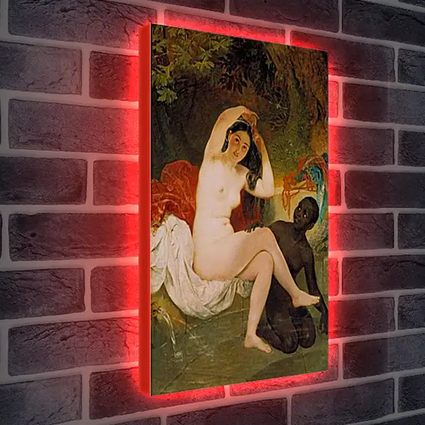 Лайтбокс световая панель - Вирсавия. Брюллов Карл Павлович