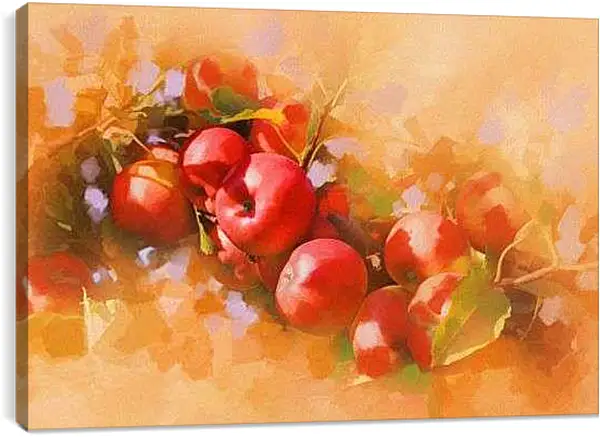 Постер на подрамнике - Яблоки