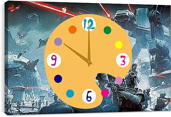 Часы картина - Star Wars Battlefront