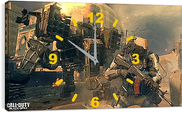 Часы картина - Call Of Duty: Black Ops III