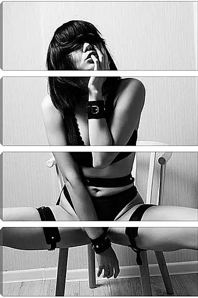 Модульная картина - Девушка в нижнем белье