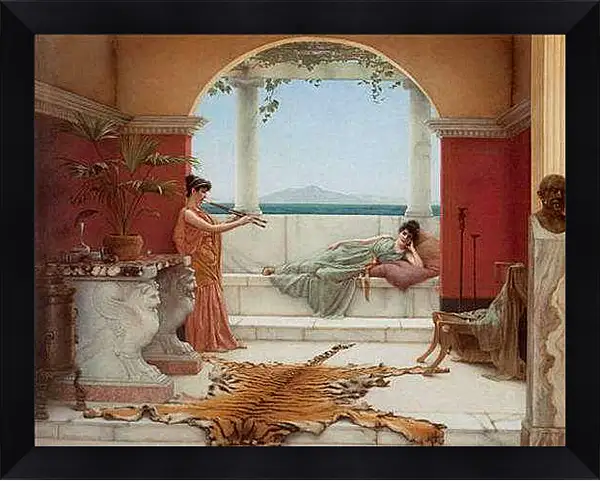 Картина в раме - The Sweet Siesta of a Summer Day. Джон Уильям Годвард