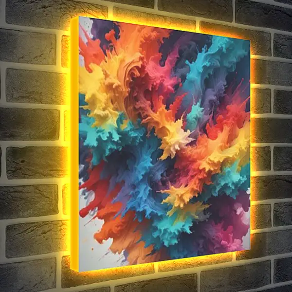 Лайтбокс световая панель - Яркая Абстракция