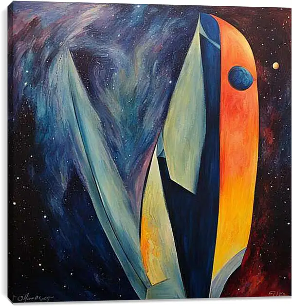 Постер на подрамнике - Абстракция 5