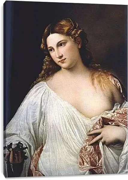 Постер на подрамнике - Флора. Тициан Вечеллио