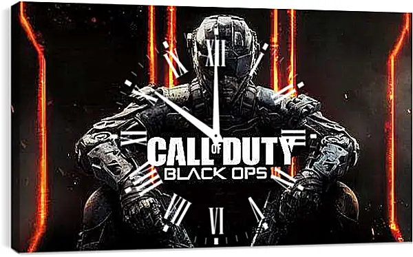 Часы картина - call of duty, black ops, black ops iii