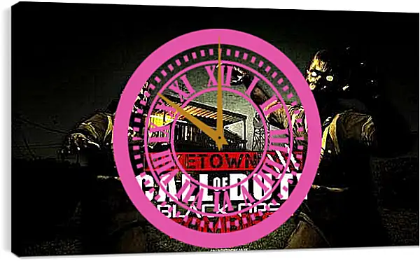Часы картина - Call Of Duty: Black Ops II