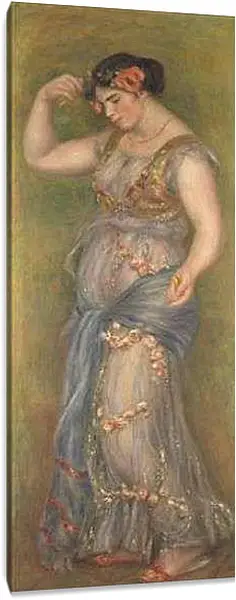 Постер на подрамнике - Dancing Girl with Castanets. Пьер Огюст Ренуар