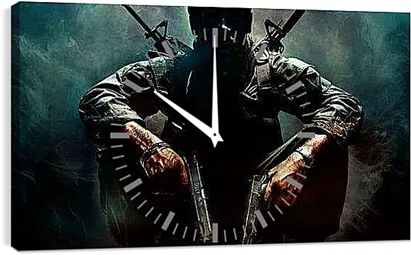 Часы картина - Call Of Duty: Black Ops