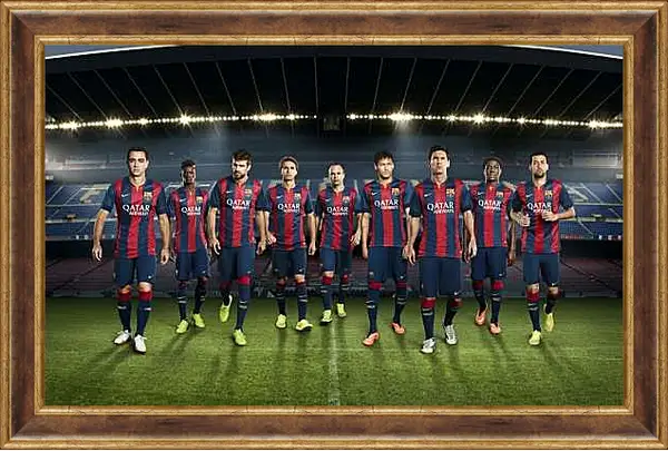 Картина в раме - ФК Барселона. FC Barcelona