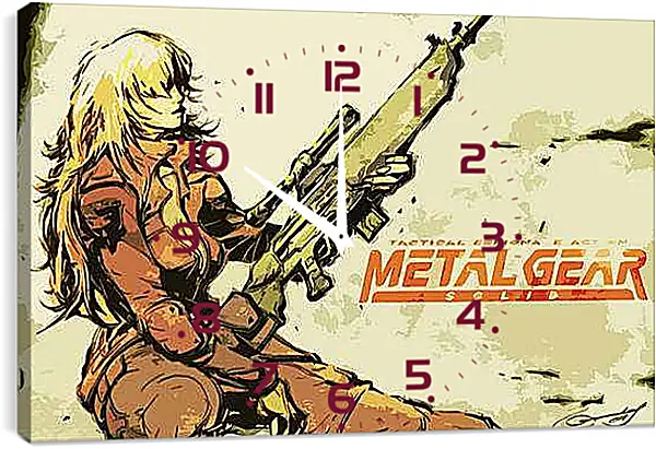 Часы картина - Metal Gear